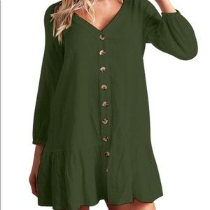 Long sleeve “evergreen Dream” dress